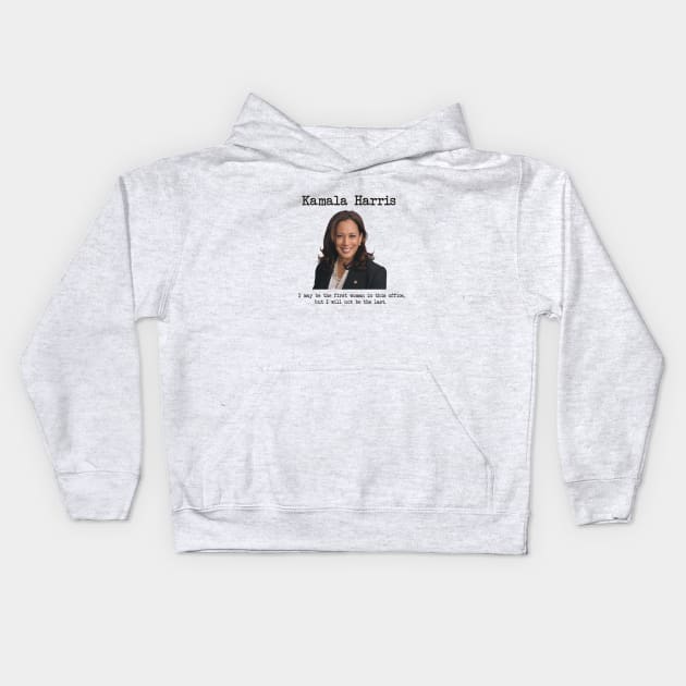 Kamala Harris, Vice President Kids Hoodie by osnapitsgaia